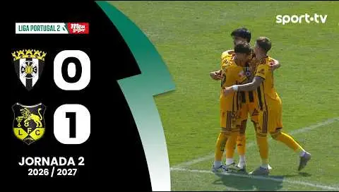 Resumo: Amarante 0-1 Lourosa FC - Liga Portugal Meu Super | sport tv